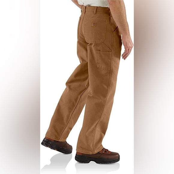 Carhartt Dungaree Tan Straight Leg Pants - Picture 2 of 9
